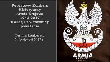Trwają zgłoszenia do konkursu „Armia Krajowa 1942-2017”