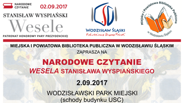 Narodowe Czytanie 2017: w Wodzisławiu czytanie połączą z teatrem