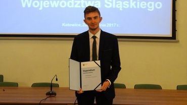 Uczeń wodzisławskiego ZST wyróżniony stypendium Marszałka Województwa Śląskiego