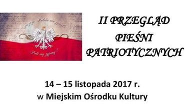 Okaż swój patriotyzm i weź udział w II Pszowskim Przeglądzie Pieśni i Piosenki Patriotycznej