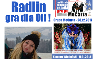 Radlin: na koncertach będą zbierać pieniądze na leczenie 21-letniej Oli z Wodzisławia