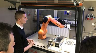 Wodzisław: uczniowie i nauczyciele z trzech państw uczyli się obsługi robotów w PCKZiU