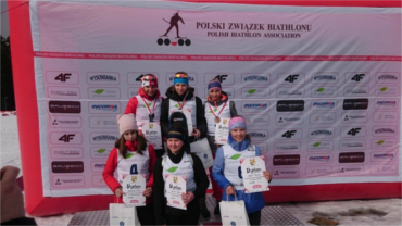 Biathloniści UKS Strzał Wodzisław wywalczyli  medale podczas Mistrzostw Polski