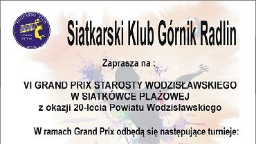 Czekają nas liczne turnieje na Grand Prix Starosty Wodzisławskiego!