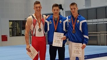 Dawid Węglarz ze złotem na Mistrzostwach Polski w gimnastyce sportowej