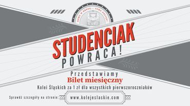 Nowi studenci będą jeździli koleją za 1 zł. Powraca „Studenciak”