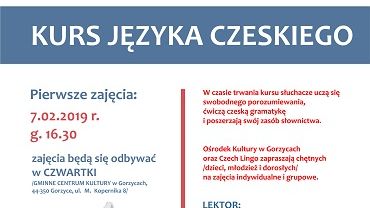 W Gorzycach nauczysz się języka czeskiego