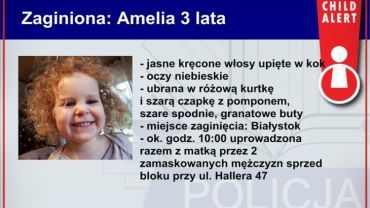 Child Alert! Cała Polska szuka uprowadzonej Amelki i jej matki