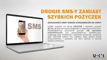 Drogie SMS-y zamiast szybkich pożyczek – 45 tys. kary od UOKiK dla firmy z Rybnika