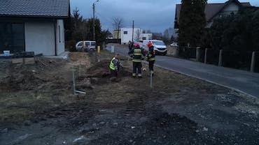 Budowlańcy podczas prac ziemnych uszkodzili gazociąg