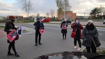 Nie chcą zakazu aborcji. Niecodzienny protest wodzisławianek w Rybniku