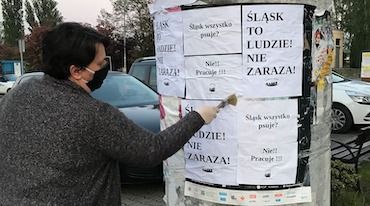 „Śląsk to ludzie! Nie zaraza!” - takie plakaty pojawiły się w Wodzisławiu!