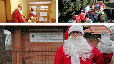 Święty Mikołaj odwiedził seniorów w DPS w Gorzycach. Dziękujemy!