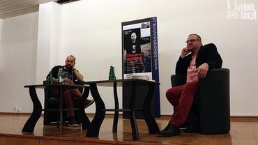 Spotkanie z laureatem Nike - Zbigniewem Rokitą w wodzisławskiej bibliotece