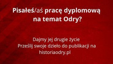 Pisałeś pracę dyplomową na temat Odry Wodzisław? Podziel się z innymi!