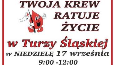 Turza Śląska: w niedzielę akcja krwiodawstwa