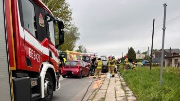 Rydułtowy: poważny wypadek na Raciborskiej. Trzy osoby trafiły do szpitala