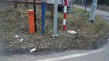 Śmieci przy Leśnicy i torach w Wodzisławiu
