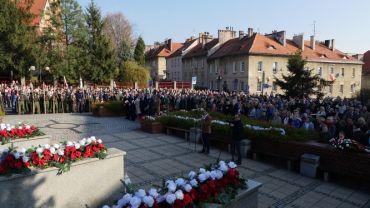 Mieszkańcy Wodzisławia uczcili setną rocznicę odzyskania niepodległości