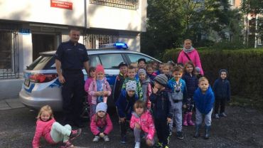 Przedszkolaki odwiedziły komisariat policji w Rydułtowach