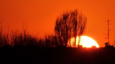 Zachód słońca w Wodzisławiu Śląskim