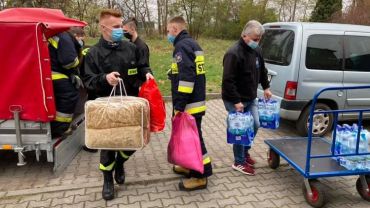Strażacy z Biertułtów zorganizowali zbiórkę dla szpitala