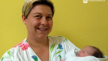 Przedstawiamy małego Frania, pierwsze dziecko urodzone w 2018 roku w Wodzisławiu i jego mamę Krystynę