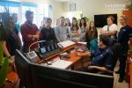 Studenci z Ostrawy zwiedzili wodzisławską komendę policji, 