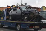 Wypadek tira i forda w Czyżowicach. 19-latka w ciężkim stanie, 