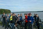 Młodzież z Radlina na wycieczce rowerowej w Rudach, materiały prasowe ZSZ Radlin