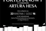 Artur Hes zagra recital fortepianowy w Gorzycach, UM Gorzyce