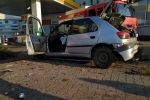 Wariacka jazda i rozbite trzy auta na stacji paliw - kobieta zasnęła za kierownicą, Mateusz Kaczmarek
