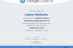 Uczeń I LO najlepszy w Międzynarodowym Konkursie Google Code – In!, 