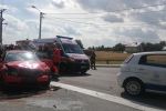 Połomia: 60-latek wymusił pierwszeństwo. Dwie osoby trafiły do szpitala, Informacje drogowe 24H z powiatu Wodzisław Śląski, Rybnik