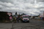 Wypadek w Gorzycach. Toyota uderzyła w autobus, 