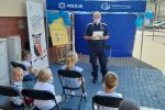 Wodzisławski dzielnicowy czytał bajkę o bezpieczeństwie, KPP Wodzisław Śląski