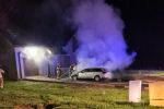 Pszów: strażacy gasili pożar samochodu, OSP Pszów