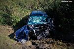 35-letni kierowca golfa zginął na miejscu, KPP Wodzisław