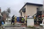 Strażacy gasili pożar w Godowie. Jedna osoba w szpitalu, OSP Godów