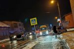 Rydułtowy, ul. Bema. Wypadek na przejściu dla pieszych, fb Informacje drogowe 24H z powiatu Wodzisław Śląski, Rybnik