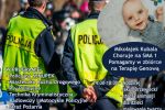Festyn bezpieczeństwa z Mikołajkiem organizowany przez jastrzębską policję, KMP w Jastrzębiu Zdroju