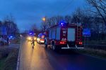 Potrącenie rowerzystki w Łaziskach. Do wypadku doprowadził 83-latek, OSP KSRG Łaziska