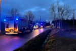 Potrącenie rowerzystki w Łaziskach. Do wypadku doprowadził 83-latek, OSP KSRG Łaziska