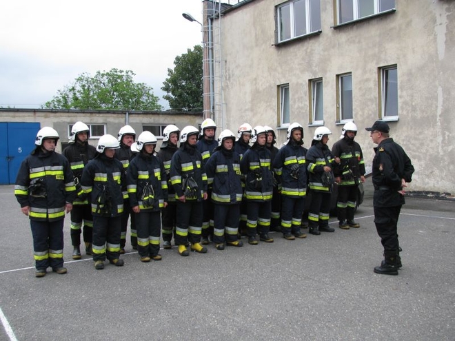 Strażacy doskonalili swoje umiejętności, Straż pożarna w Wodzisławiu Śl.