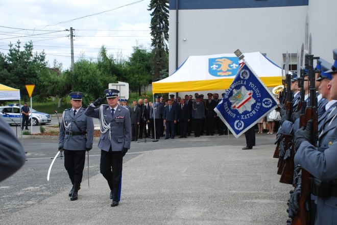 Święto Policji i otwarcie komisariatu w Gorzycach, KPP w Wodzisławiu Śl. 