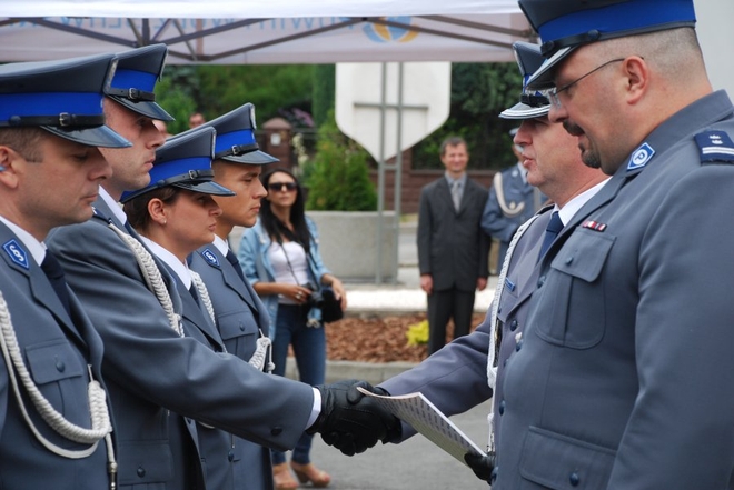 Święto Policji i uroczyste otwarcie komisariatu w Gorzycach, KPP Wodzisław Śl.