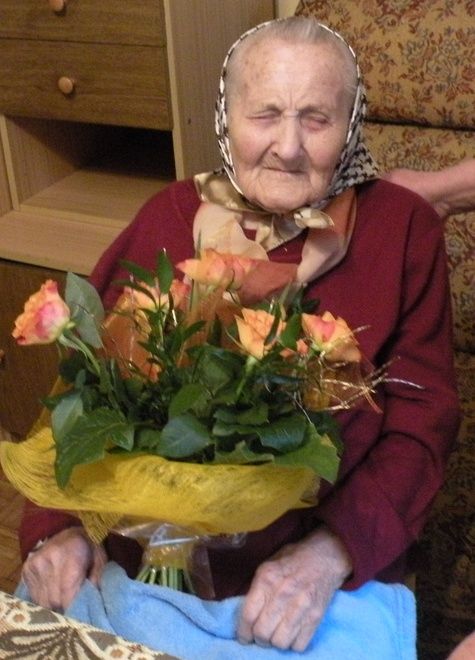 Gorzyce: Barbara Osadnik z Bluszczowa skończyła 100 lat, Helczyk