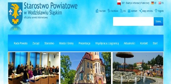 Starostwa Powiatowe ma nową stronę www, ig