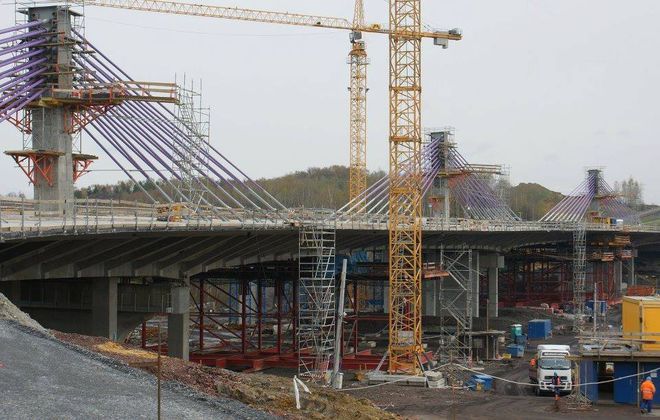 Jak postępują prace przy budowie feralnego mostu w Mszanie?, źródło: GDDKiA