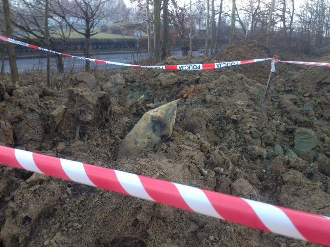 Wodzisław: niewybuch na terenie budowy Trzech Wzgórz, Straż Miejska Wodzisław